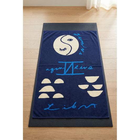 DripYin Air Signs Yoga Towel on mat