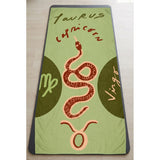 DripYin Earth Signs Yoga Towel on mat