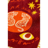 DripYin Fire Signs Yoga Towel detail closeup