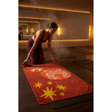 DripYin Fire Signs Yoga Towel lifestyle shot