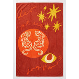 DripYin Fire Signs Yoga Towel — main product view