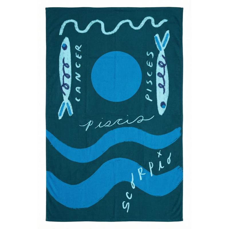 Water Signs Yoga Towel